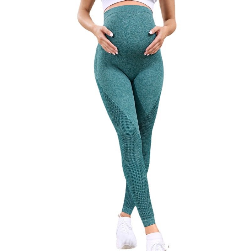 High-Stretch Seamless Maternity Leggings