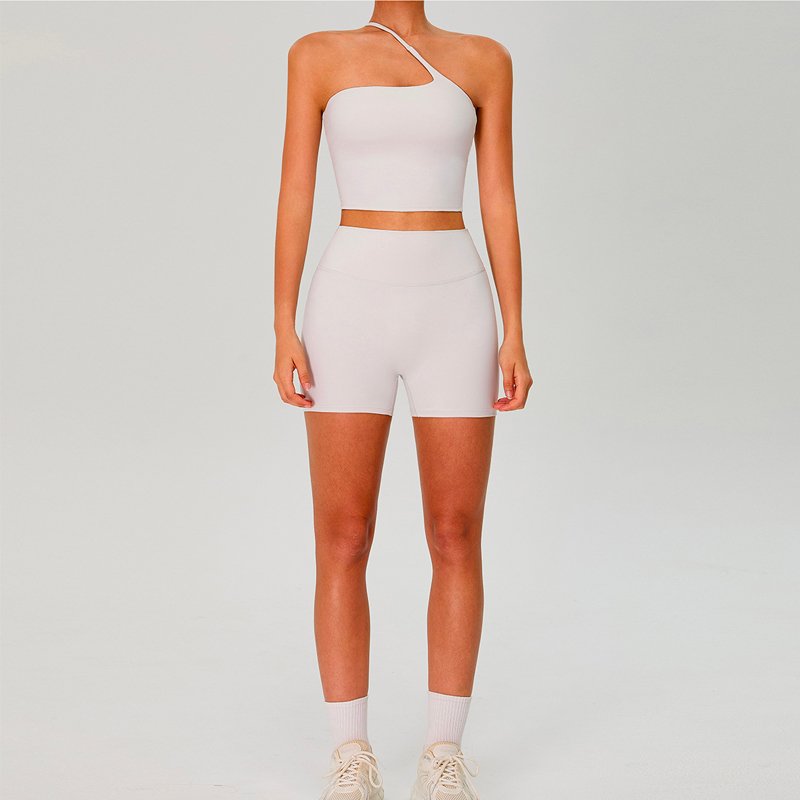 Custom One-Shoulder Active Crop Top